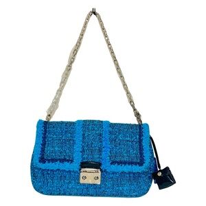 CHRISTIAN DIOR MEDIUM TWEED MISS DIOR SHOULDER BAG

 💙